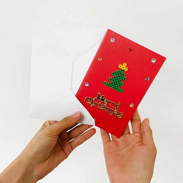 [초등저] 크리스마스 컬러 비즈 카드 만들기 - 4인세트