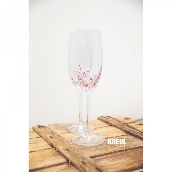 하비코,KREUL 유리 & 도자기 물감 클리어 세트 투명 유광 Glass & Porcelain Clear Set