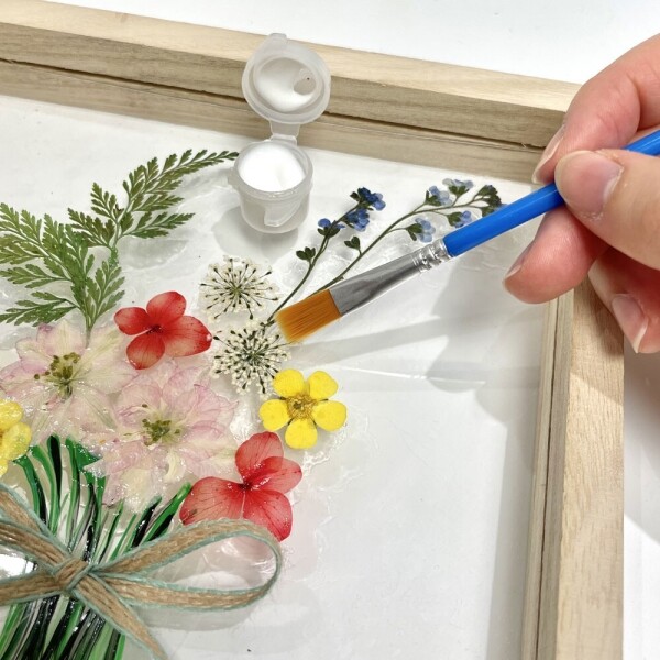 하비코,하비코 압화 꽃다발 액자 만들기 DIY 키트 방과후 돌봄 노인 장애인 수업